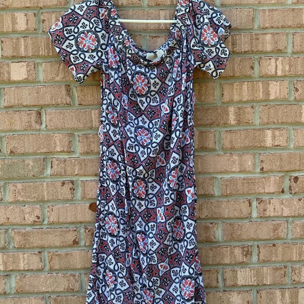 Floral Patterned Women's Dress